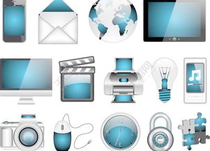 解锁创意设计 千图网电子产品图标AI模板免费下载指南